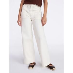 NWT TIME and TRU Size 12 Women’s High Rise, Relaxed Fit, Utility Trouser Jean